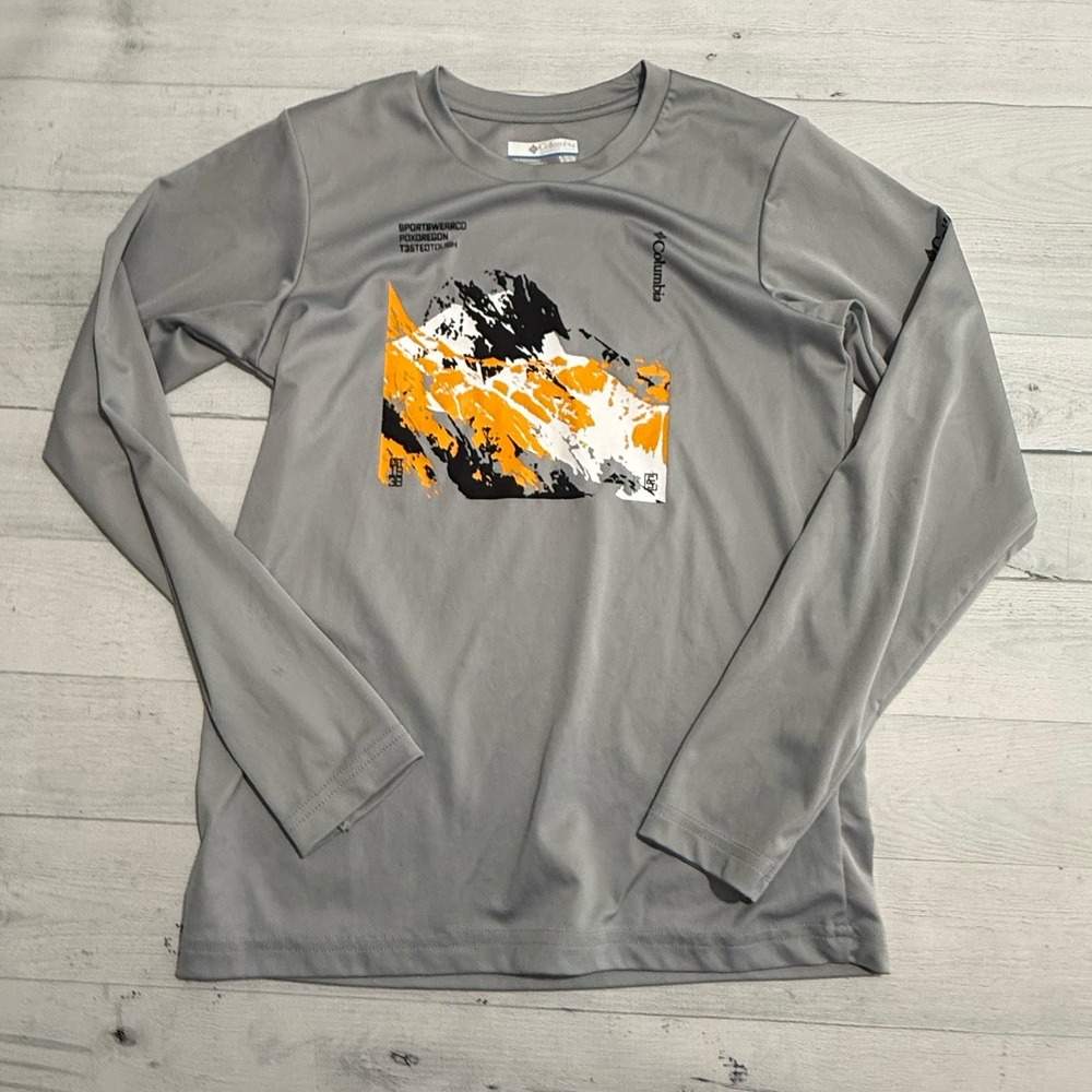 Columbia boys long sleeve shirt 10/12